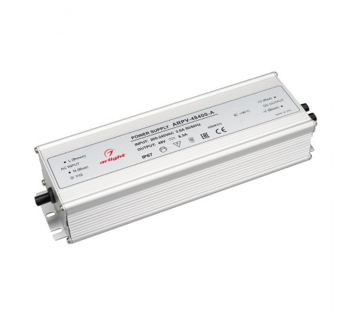 Блок питания ARPV-48400-A (48V, 8.3A, 400W) (Arlight, IP67 Металл, 3 года)  028367(1)  Arlight