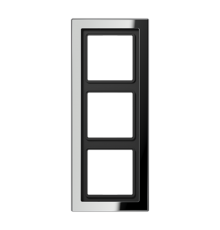 Рамка 3-кратная; полированный хром  GCRD2983  Jung