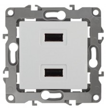 Устройство зарядное USB 12-4110-01  , 5В-2100мА,  белый  Б0027491  ЭРА