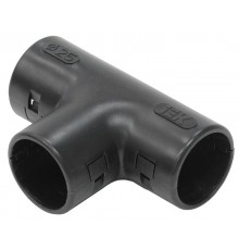 Тройник открывающийся TI25G  черный  CTA10D-TIG25-K02-025  IEK