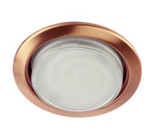 Светильник точечный встраиваемый под лампу KL35 13Вт GX53 медь  Б0017628  ЭРА