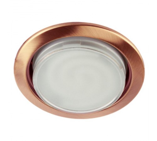 Светильник точечный встраиваемый под лампу KL35 13Вт GX53 медь  Б0017628  ЭРА