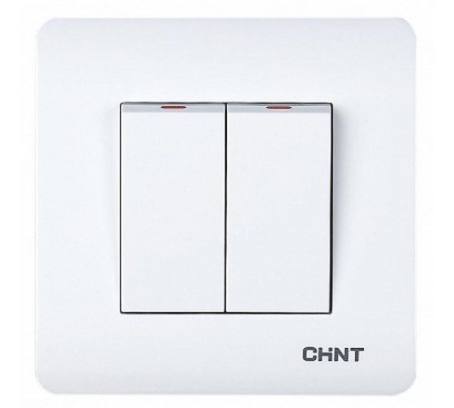 2-клавишный выключатель 10А 250В  715381  CHINT