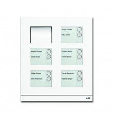 Станция вызывная, аудио, десятиклавишная, цвет белый матовый  8300-0-0278   2CKA008300A0278  ABB