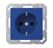 Штепсельная розетка SCHUKO 16A 250V~; синяя  A1520BFBL  Jung