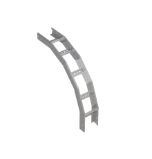 Угол лестничный вертикальный внешний 90 гр. 80х100х1,5 мм R600 INOX304 N  LVL90-80-100-1.5-R600 INOX304 N  КМ-профиль