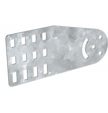 Пластина шарнирная h=100мм HDZ  CLM51D-PSH-100-HDZ  IEK