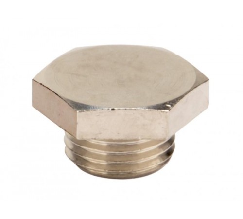 Заглушка M16x1,5, никелированная латунь  6050-16A  DKC