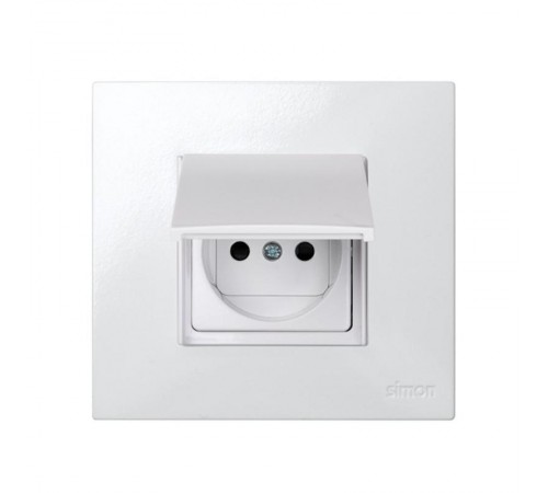 Комплект для розетки (манжета, вставка декоративная с крышкой), повышение до IP44, для рамки базовой  2700950-030  Simon