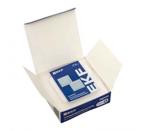 Умный беспроводной выключатель Стокгольм 1-кл белый Zigbee  СonnectRCV-ST1-WS-ZBEKF