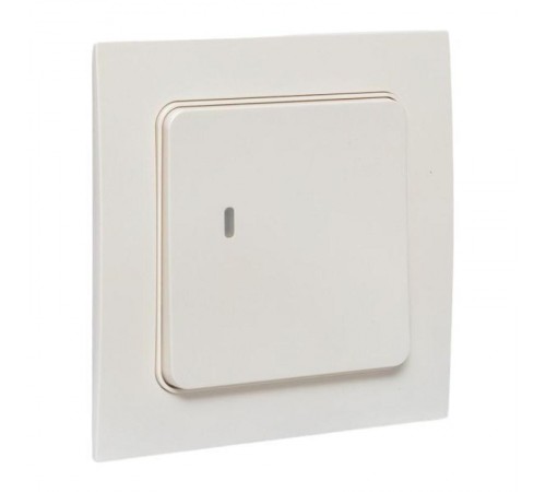 Умный беспроводной выключатель Стокгольм 1-кл белый Zigbee  СonnectRCV-ST1-WS-ZBEKF