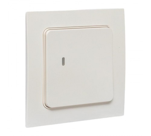 Умный беспроводной выключатель Стокгольм 1-кл белый Zigbee  СonnectRCV-ST1-WS-ZBEKF