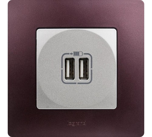 Etika Сливовая Рамка 1-ая  672561  Legrand