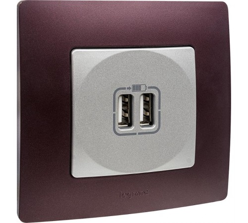 Etika Сливовая Рамка 1-ая  672561  Legrand