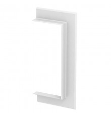 Настенная стыковая рамка кабельного канала Rapid 80 90x210 мм (ABS-пластик,белый) (G-KWAO90210RW)  6274940  OBO Bettermann