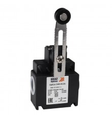 Выключатель концевой OptiLiS D4N-412H рычаг регулируемый 50 мм с роликом пластиковым EN 50047 XCKN2149P20  365311  КЭАЗ