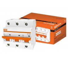 Выключатель автоматический трехполюсный ВА47-100 35А C 10кА  SQ0207-0072  TDM