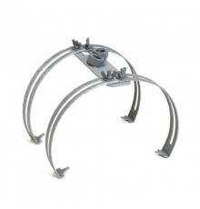 Держатель молниеприёмника на круглый конёк двойной TDZ  PR08.26331  Промрукав