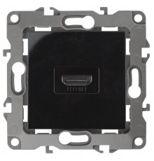 Розетка HDMI 12-3114-06  ,  чёрный  Б0027486  ЭРА