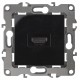 Розетка HDMI 12-3114-06  ,  чёрный  Б0027486  ЭРА