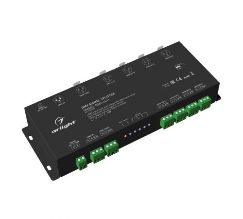 DMX-сплиттер SMART-DMX-4CH (12-36V, XLR3) (Arlight, IP20 Металл, 5 лет)  028435  Arlight