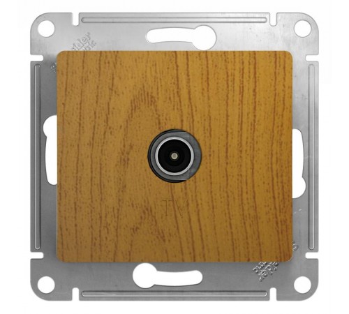 Glossa Дерево Дуб Розетка TV, механизм  GSL000593  SE