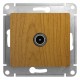 Glossa Дерево Дуб Розетка TV, механизм  GSL000593  SE