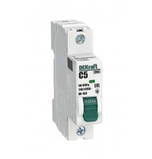Выключатель автоматический однополюсный ВА-103 1Р 5А характеристика C 6кА  12268DEK  DEKraft
