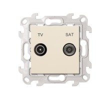 Simon 24 Сл. кость Розетка TV-SAT одиночная  2410487-031  Simon