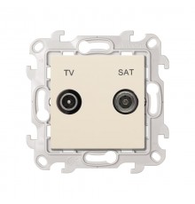 Simon 24 Сл. кость Розетка TV-SAT одиночная  2410487-031  Simon
