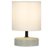 Настольная лампа Eleanor 7070-501 1 * Е14 40 Вт керамика бежевая, белая  Б0057269  Rivoli