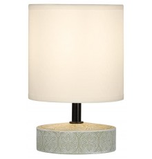 Настольная лампа Eleanor 7070-501 1 * Е14 40 Вт керамика бежевая, белая  Б0057269  Rivoli