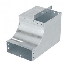 Угол CSSD 90 вертикальный внеш. переходник прав. осн. 100 H80 в комплекте с крепежными элементами и соединительными плас  37042KHDZ  DKC