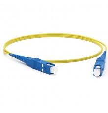 FC-S2-9-SC/UR-SC/UR-H-0.5M-LSZH-YL Патч-корд волоконно-оптич. (шнур) SM 9/125 (OS2), SC/UPC-SC/UPC, 2.0 мм, simplex, LSZH, 0.5 м  243308  Hyperline