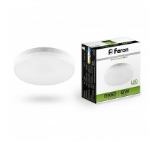 Лампа светодиодная LB-452 (9W) 230V GX53 4000K, для натяжных потолков  25829  FERON