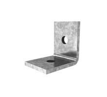 Уголок №1, 2 отверстия для СТРАТ профиля, толщ. 5,0 мм, гор. цинк, 376138  УС-1-5,0-ГЦ   Ostec