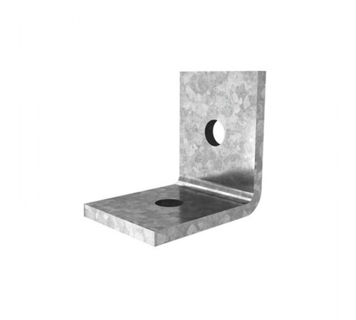 Уголок №1, 2 отверстия для СТРАТ профиля, толщ. 5,0 мм, гор. цинк, 376138  УС-1-5,0-ГЦ   Ostec