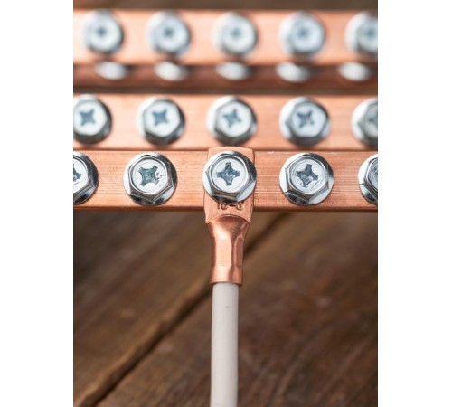 Наконечник силовой медный DT-16-8-6 (ТМ) EKF PROxima  dt-16-8-6  EKF