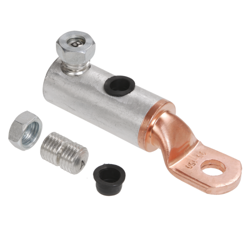 Наконечник медно-алюминиевый механический АММН 185-240  UZA-28-S185-S240-2  IEK