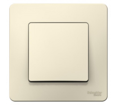 Blanca Молочный С/У Переключатель 1-клавишный, 10А, 250B  BLNVS010602  SE