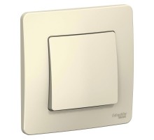 Blanca Молочный С/У Переключатель 1-клавишный, 10А, 250B  BLNVS010602  SE