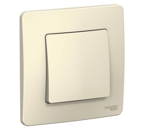 Blanca Молочный С/У Переключатель 1-клавишный, 10А, 250B  BLNVS010602  SE