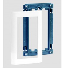 Simon Connect Рамка монтажная на 1 S-модуль, (суппорт+рамка), SC, алюминий  SAL100-8  Simon