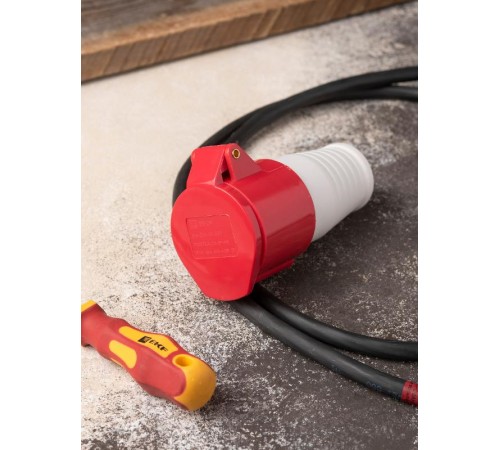 Розетка переносная 214 3Р+РЕ 16А 380В IP44 EKF PROxima  ps-214-16-380  EKF