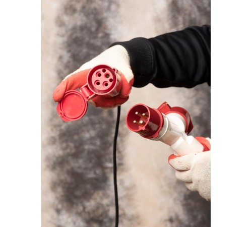 Розетка переносная 214 3Р+РЕ 16А 380В IP44 EKF PROxima  ps-214-16-380  EKF