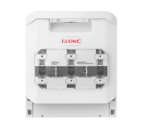 Горизонтальный Предохранитель Выключатель Разъединитель 630А 3P крепление на монтажную плату  FSH03-3P  DKC