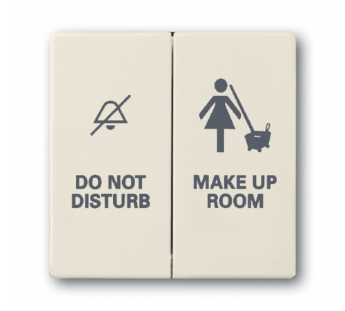 Busch Duro Клавиша"Уборка/Не беспокоить",сл.к.  1751-0-2991   2CKA001751A2991  ABB