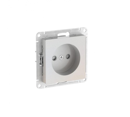 AtlasDesign Жемчуг Розетка без заземления со шторками, 16А, механизм, быстрозажимные клеммы  ATN000449S  SE