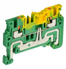 Колодка клеммная CP-PEN земля 1,5мм2 желто-зеленая  YCT21-00-K52-001  IEK