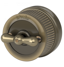 W5712012/ Переключатель одноклавишный (бронзовый) Ретро  a050766  Werkel